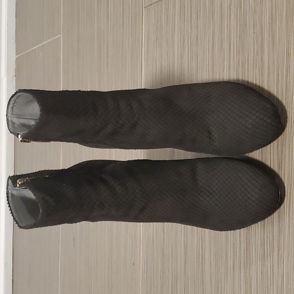 Sergio Rossi Black Booties Size 8 - Picture 3 of 10